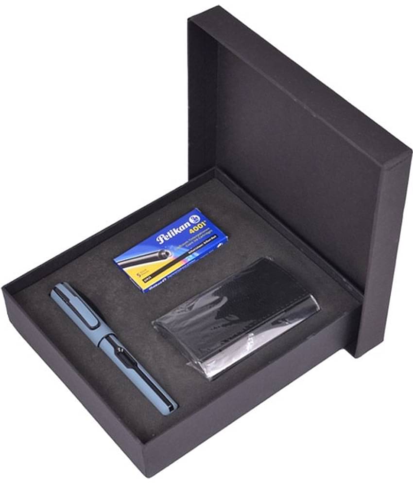 Pelikan Style Fountain Pen Black Body Black Pen Set