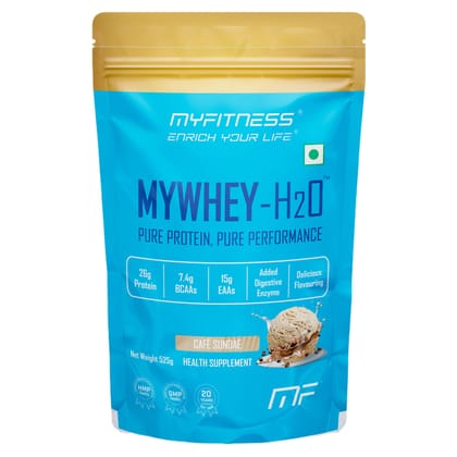 Myfitness Mywhey H2O | 26g Protein Per Serving | 7.4g BCAAs | 15g EAAs | Added Digestive Enzymes |