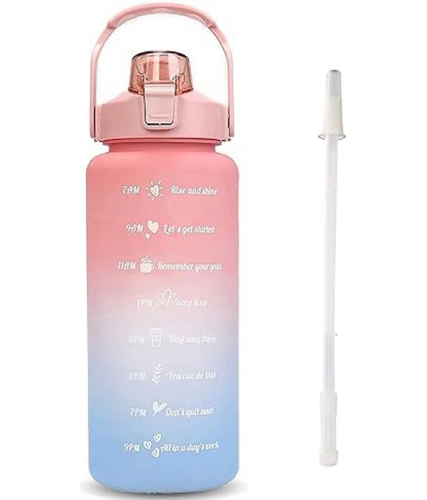 Motivational Water Bottle 900 Ml Unbreakable Water Bottle with Straw Stylish Water Bottle with Time Marker, Leakproof Wide Mouth Water Bottles for Men Home Office Gym (Multi-Color)
