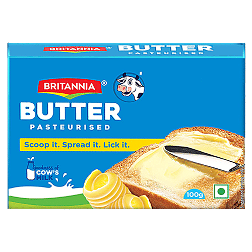 Britannia Pasteurised Butter, 100 g Carton