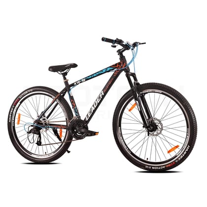 Leader Xr-5 29T 21-Speed Alloy MTB Cycle With Dual Disc Brake And Front Suspension 29 T Hybrid Cycle/City Bike (21 Gear, Black)