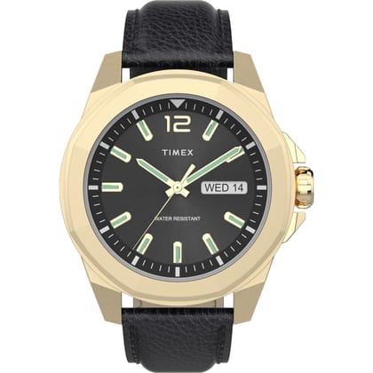 Timex Black Dial Analog Men Watch - TW2U82100-Black