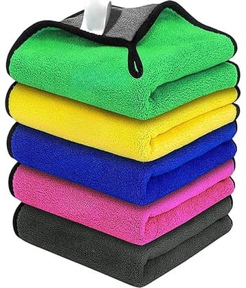Etradezone Microfibre Car Cleaning Cleaning Cloth ( Pack of 2 )