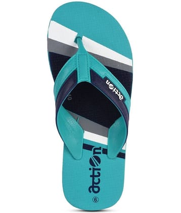 Action Green Men's Thong Flip Flop