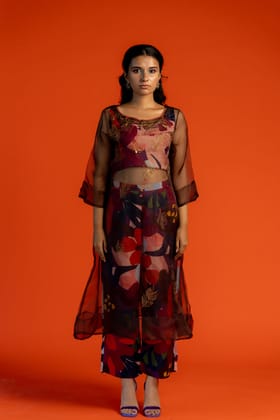 Gulmohar kurta set-S
