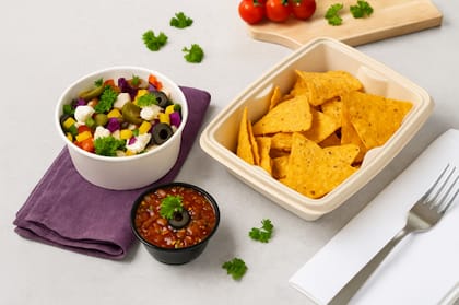 Double Cheese Bean Nachos