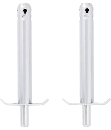 HomePro Gas Lighter Stainless Steel Silver Pack of 2