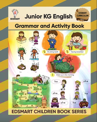 Edsmart Junior KG English Activity and Grammar Book | LKG English Book [Paperback] [Jan 01, 2019] Edsmart Edu Services Pvt Ltd