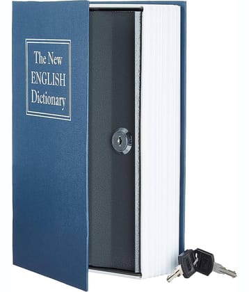 HINGOL BIG Hidden Secret Book - Safe Vault Box Book Safe Vault Box with 2 Keys Jewelry Money Cash Box Locker Jewellery Home Safe Box Dictionary for Office Home