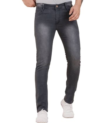 Sindon Slim Fit Faded Men's Jeans - Black ( Pack of 1 )