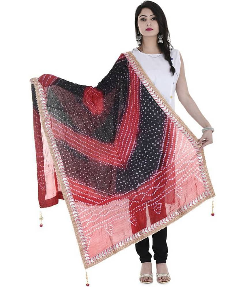 Apratim Multicoloured Art Silk Bandhej Dupatta