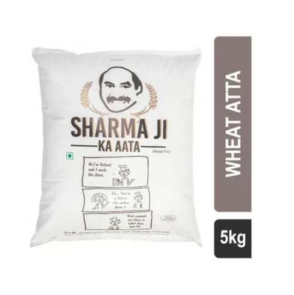 Sharma Ji Ka Aata - Wheat Atta 5 Kg