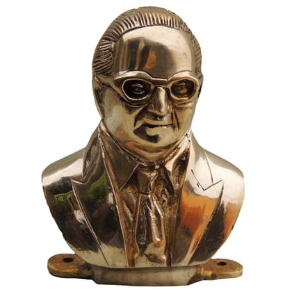 Brass Showpiece Ambedker Face - Antique Decorative Showpiece, Height : 5 Inch (BSMAS534 B)