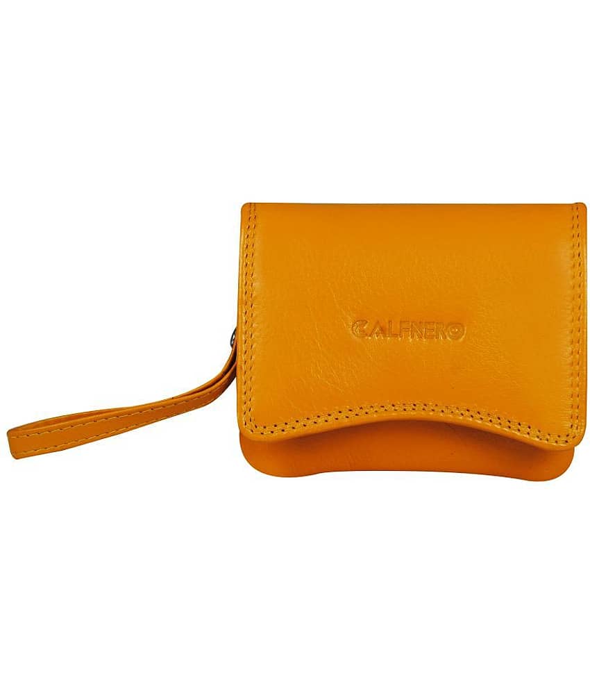 Calfnero Yellow Wallet