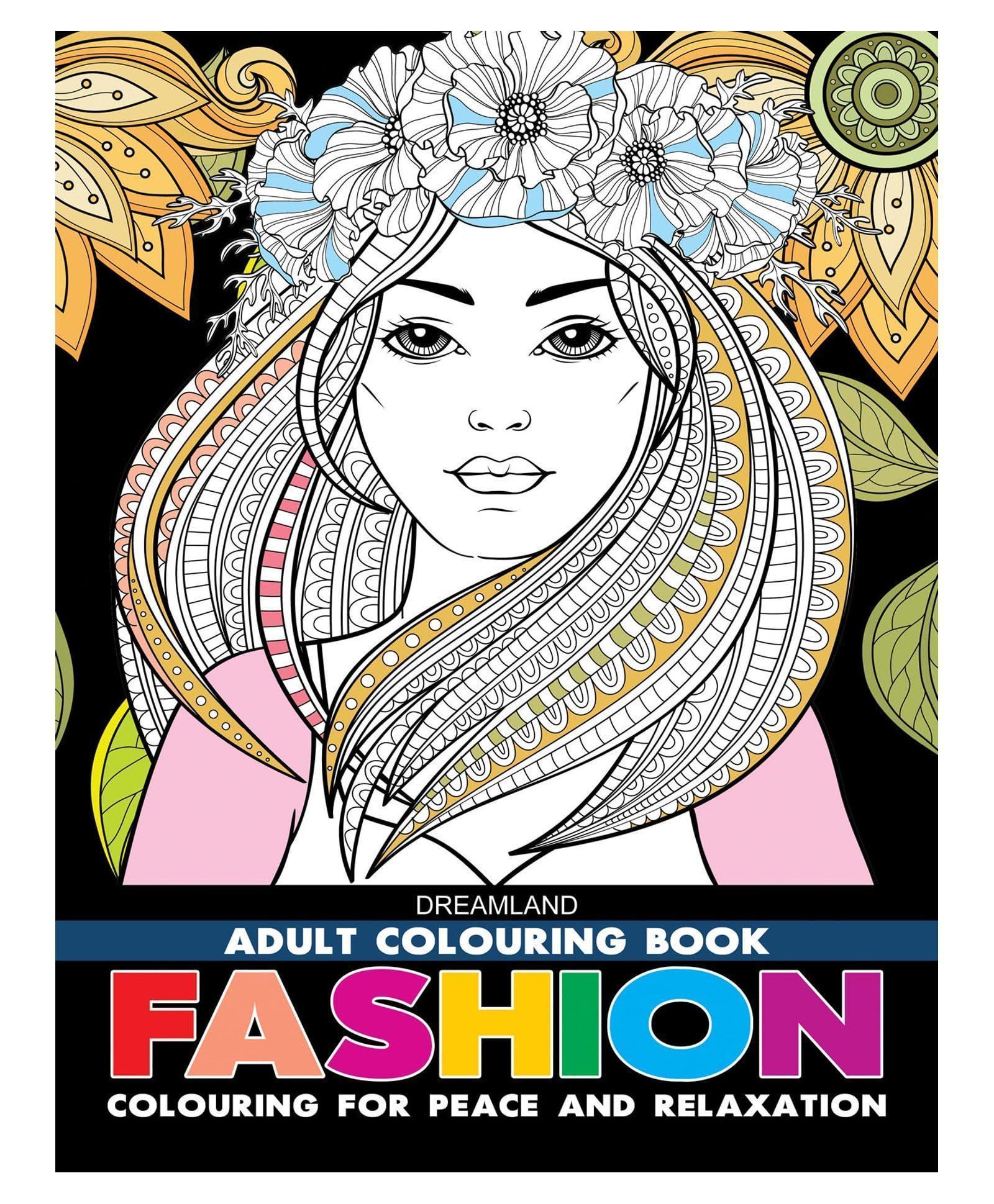 Fashion- Colouring Book for Adults [Paperback] Dreamland Publications
