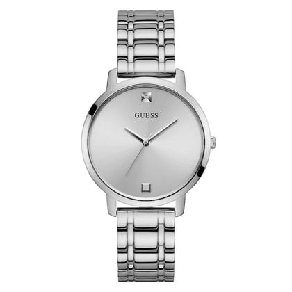 Guess Women 40 mm Silver Dial Analog Watch- U1313L1-Silver