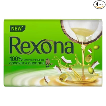 Rexona Coconut & Olive Oil Soap Bar % Naturally Sourced 100 GRAM