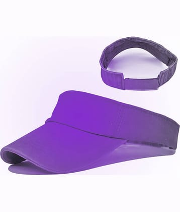 Infispace Purple Cotton Blend Women's Cap ( Pack of 1 )