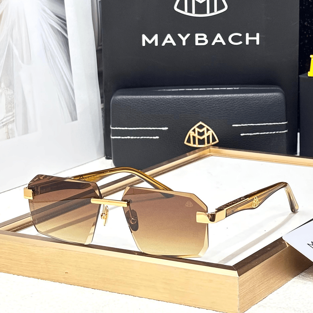 MYB Premium Luxury 111 Men Aviator-Brown-Gold