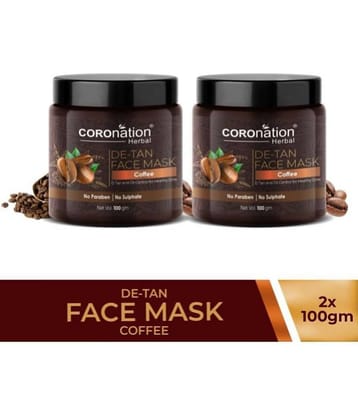 coronation herbal  De-Tan  Face Mask Cream 200 gm