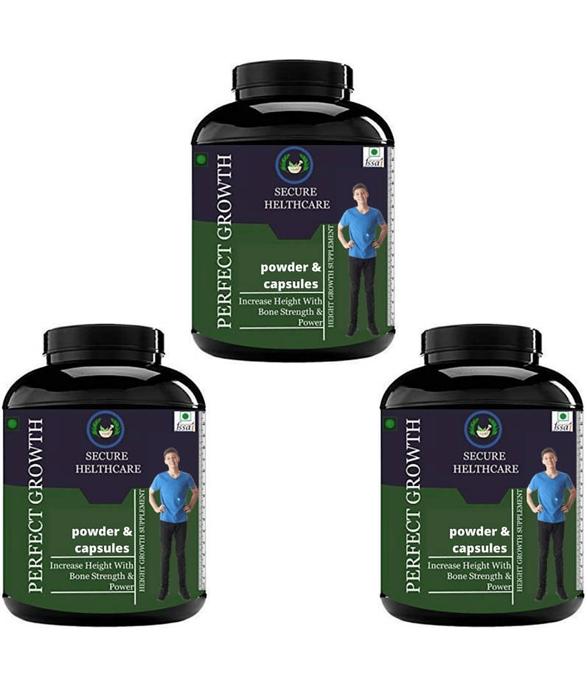 Secure Healthcare Perfect Growth Mango Flavor 0.3 kg Powder Pack of 3