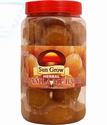 Sun Grow Home Made Herbal Dry Amla Murabba Ingredient: Organic Amla ,Clove, Elam,Crystals ,Fenugreek Pickle 1 kg