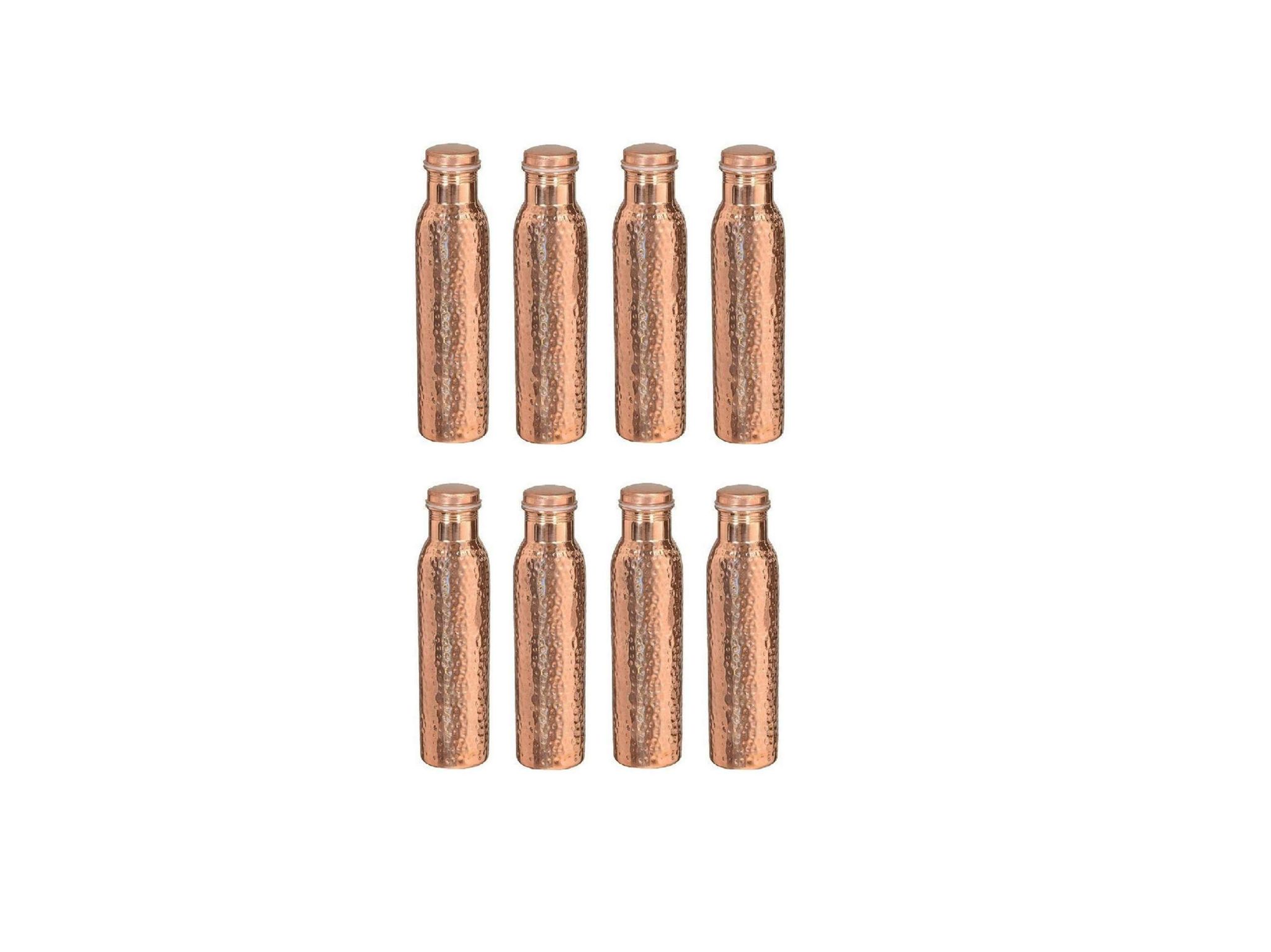 Imago Hammered Copper Bottle 1 L (Pack of 8)