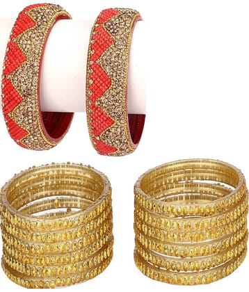 Somil Designer Wedding Fancy Glass Bangle Set For Party, Marriage, Function And Daily Use