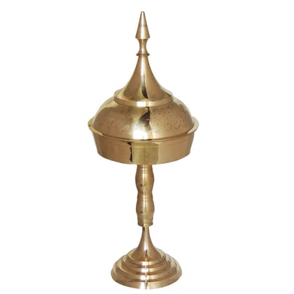 Brass Hurahi No.8 Decorative Bowl | Temple & Home Use, Height : 17.5 Inch (ZMAS226 J)