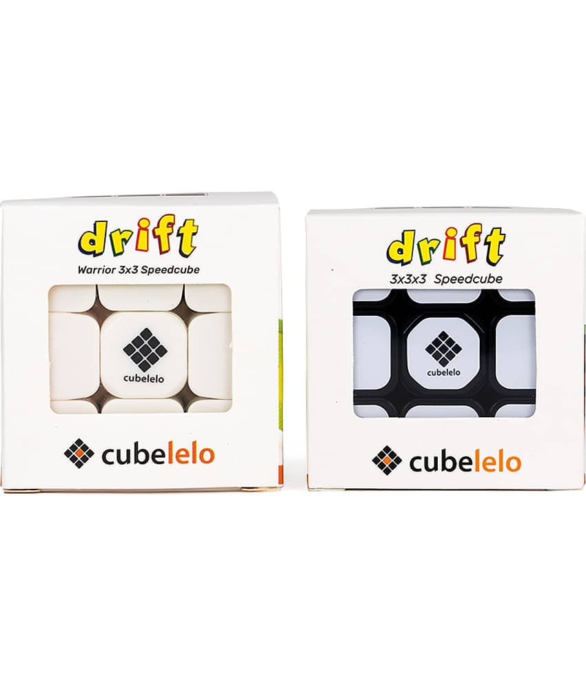 Cubelelo Drift 3x3 Stickerless Cube Puzzle for Kids & Adults Magic Speedy Anti Stress Brainstorming Puzzle Cube (Multicolor) Combo Pack