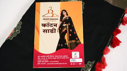 Handcrafted Cotton Saree | Soft, Breathable & Elegant Traditional Ethnic Wear