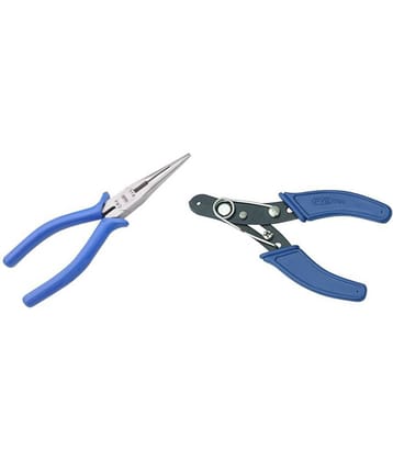 PYE Set of 2 Hand Tool Combo Wire Stripper & Cutter (950)/Long Nose Plier (911)