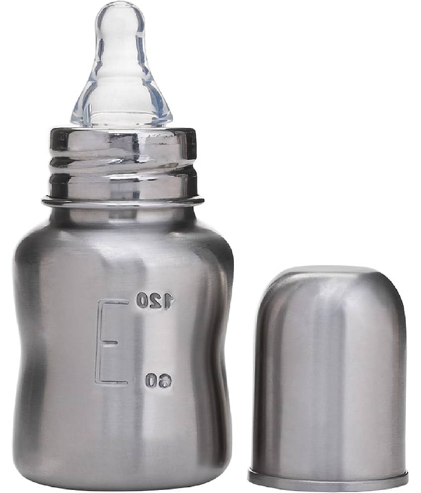 BBYARAJ 120 Silver Feeding Bottle ( Pack of 1 )