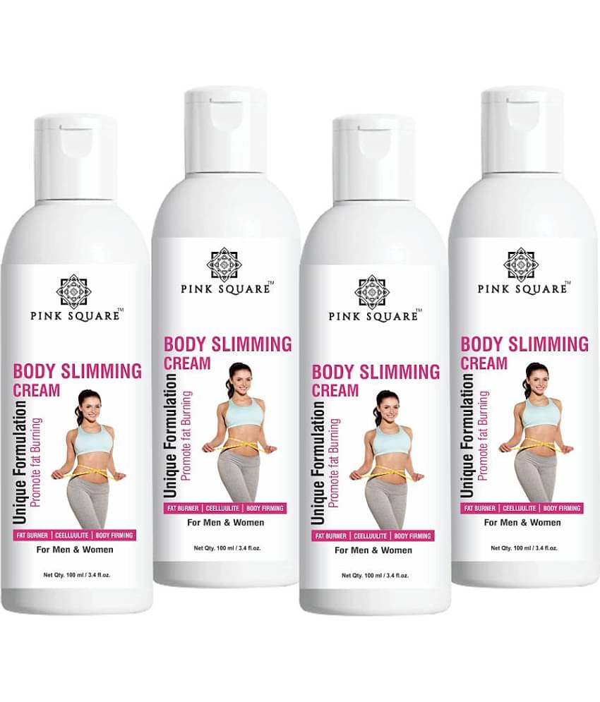 pink square Fat Burn Cream Fat Loss Body Lotion Shaping & Firming Cream 100 mL Pack of 4