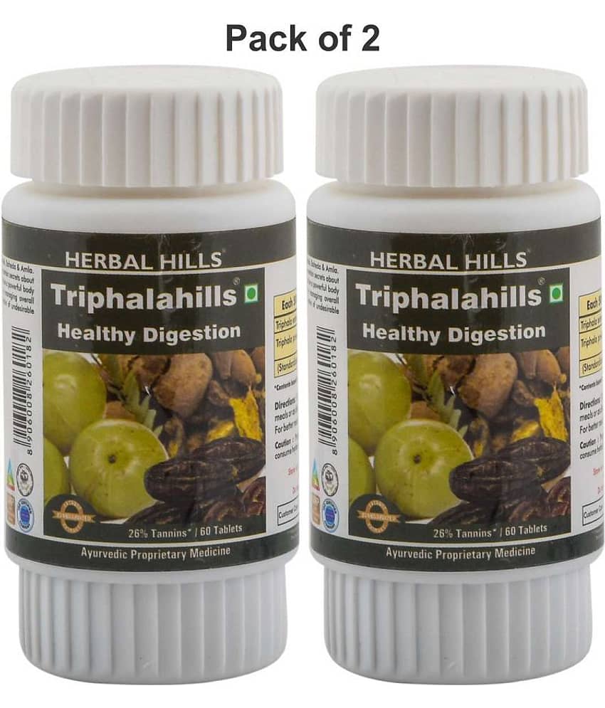 Herbal Hills Triphalahills 60 Tablets Pack of 2 Tablets 1 mg