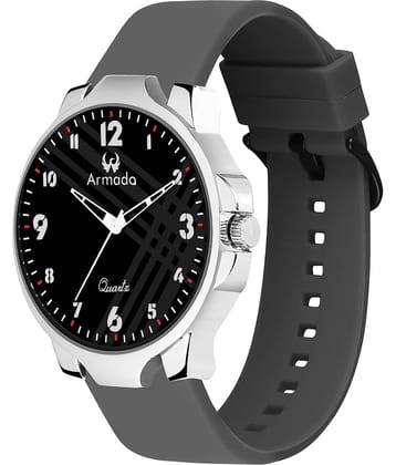 Armado Black Silicon Analog Men's Watch