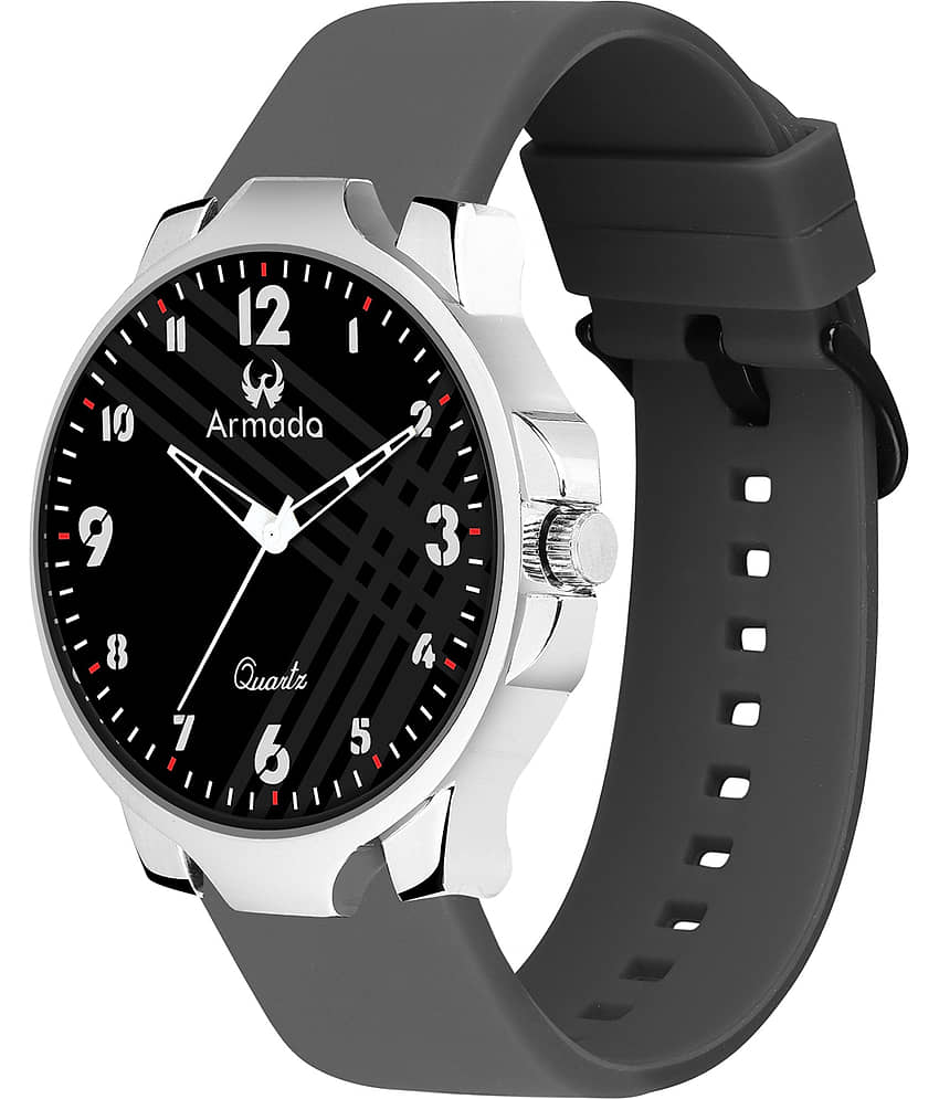 Armado Black Silicon Analog Men's Watch