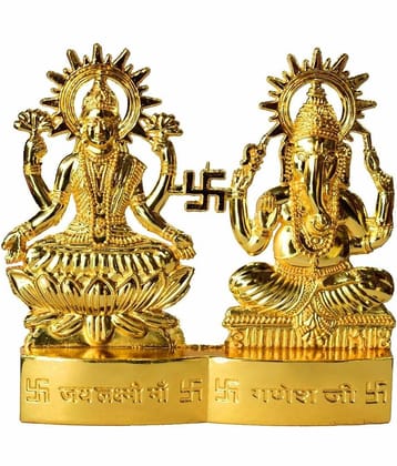 Shri Astha Vinayak Iron Laxmi Ganesh Idol ( 3 cm )