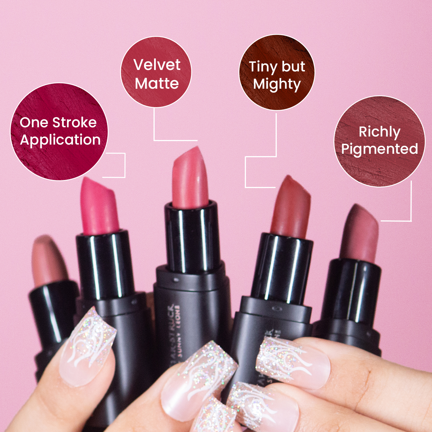 StarStruck by Sunny Leone Mini BFF Lipstick - Bare | 1.6gms