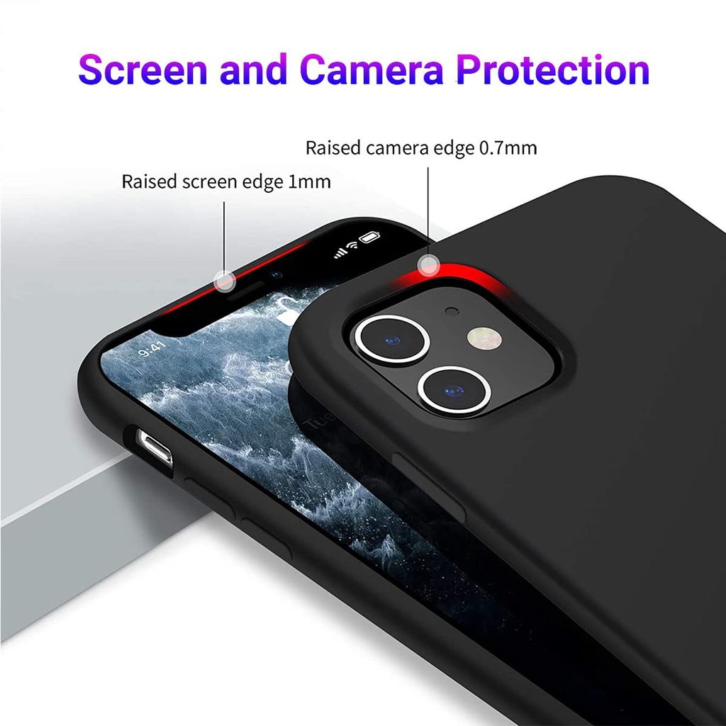 LIRAMARK Liquid Silicone Soft Back Cover Case for Apple iPhone 11