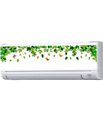 Asmi Collection Split AC Stickers Butterfly Leaves Wall Sticker ( 17 x 95 cms )