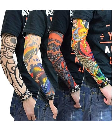 ATIPRIYA Multicolor Printed Riding Sleeves ( Set of 4 )