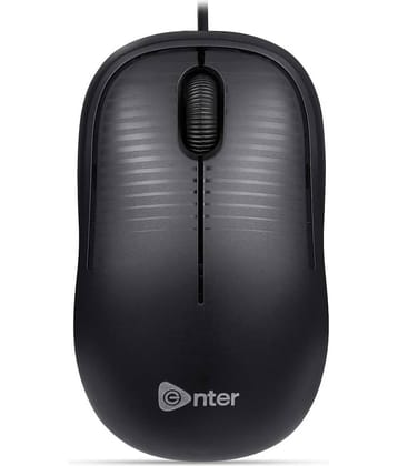 Enter - Click Optical Mouse Wired Mouse