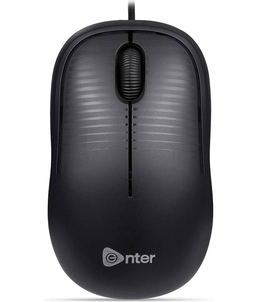 Enter - Click Optical Mouse Wired Mouse