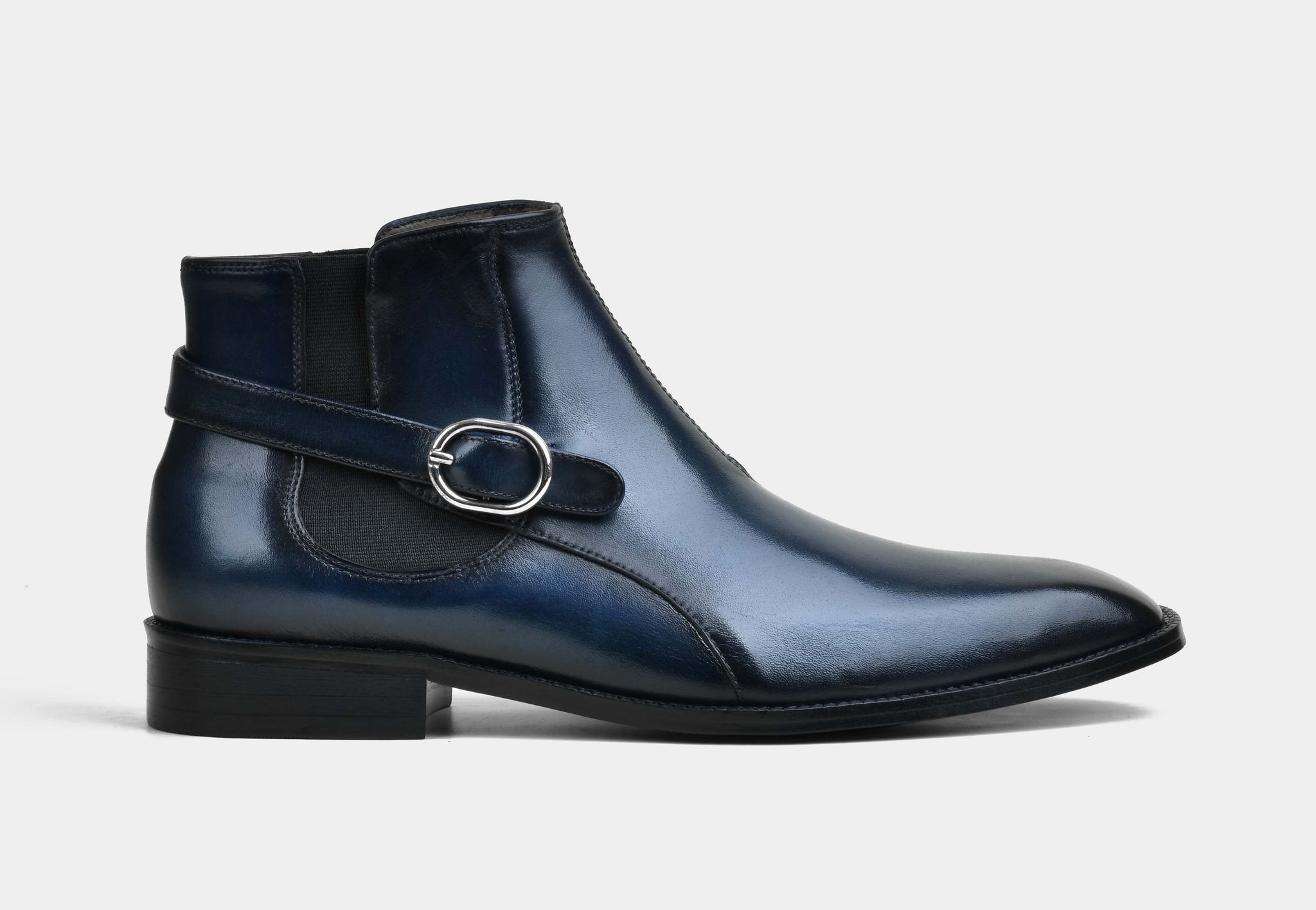 MARCUS | MEN BUCKLE BOOTS IN BLUE (Sale)-UK 8