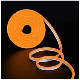 Charkee Neon Rope Light Silicon DC Light in striking orange (Neon Orange)