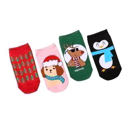 Thela Gaadi Winter Wonderland Socks (Pack of 4 Pairs)