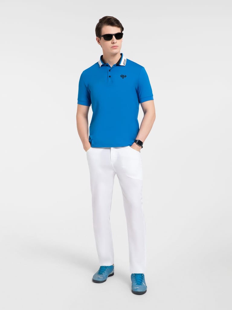 (SLIM FIT) AH Mechanical Stretch Heavy White Golf Pant