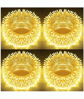 Spark World Yellow 11 Mtr String Light ( Pack of 4 )
