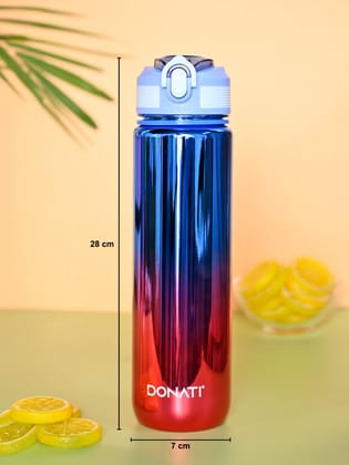 Donati Travel Bottle 1000ML - Pink & Blue Plastic Glossy Finish